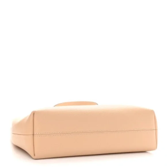 Versace Nude Calf Leather Small Hobo Shoulder Bag - Picture 4 of 9